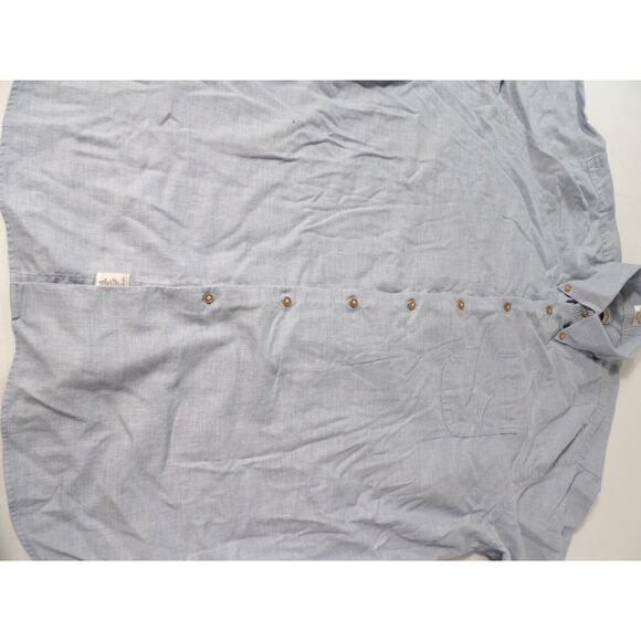 Peter Millar Mens XXL Shirt Button Up Light Blue Point Dressy Career Collared - Picture 7 of 9